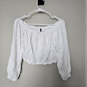 White Long Sleeve Blouse